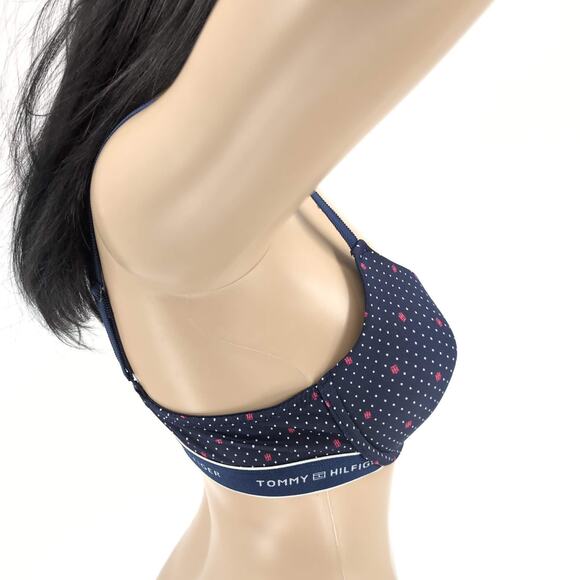 Tommy Hilfiger Dark Blue T-Shirt Bra With Light Lift - 36B - New without Tags - Picture 2 of 15